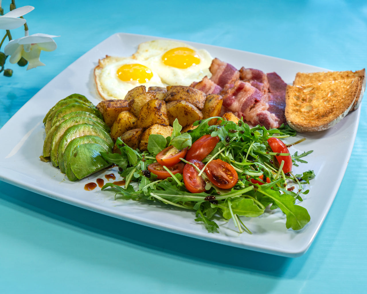 American Breakfast Plate