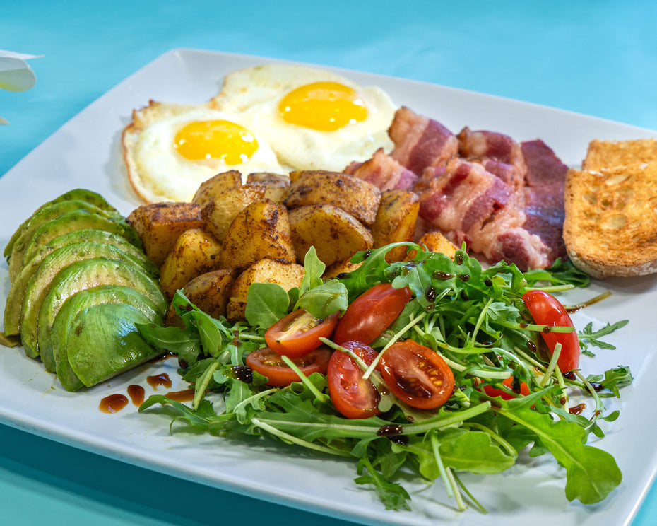 American Breakfast Plate