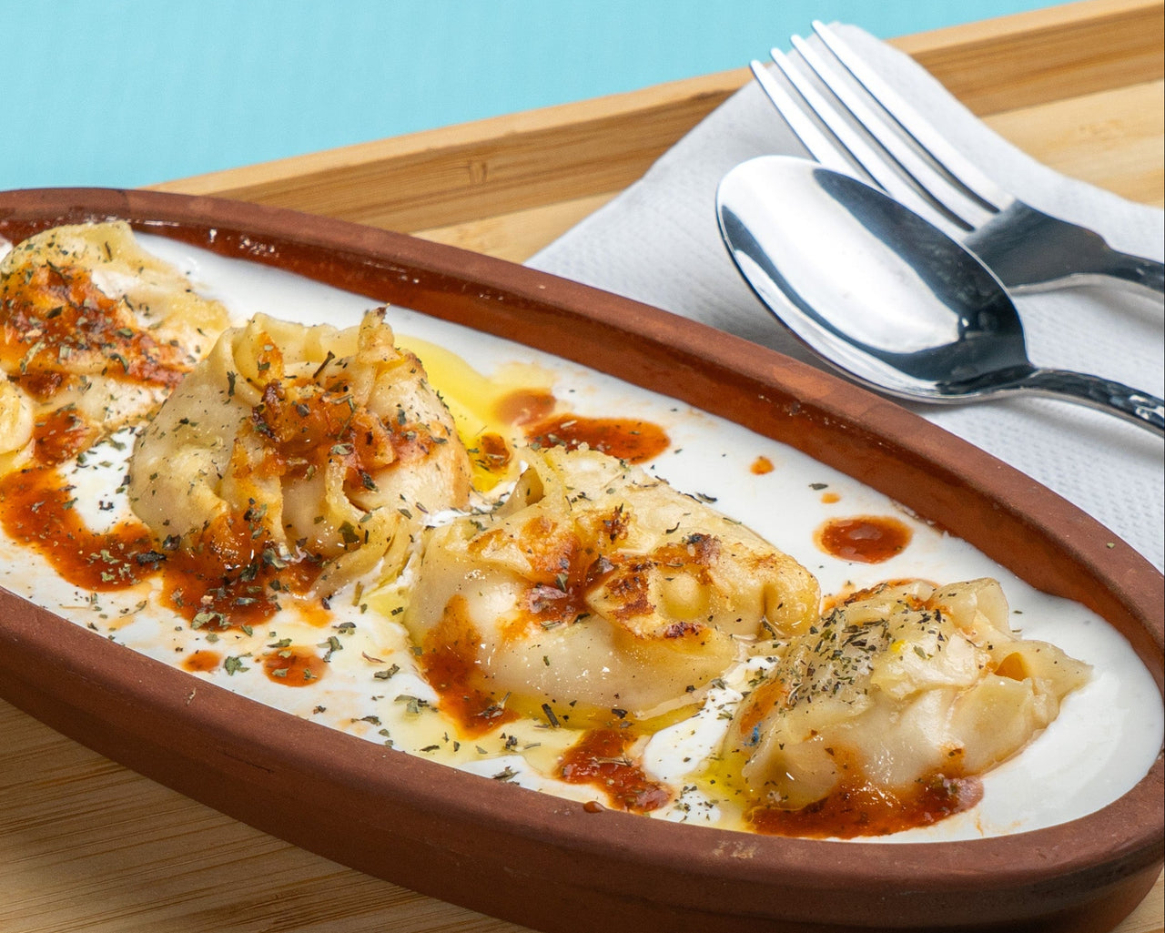 Veggie Dumpling ( Manti)